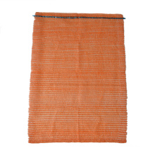 Top Drawstring Plastic Mesh Bag for Packaging Fruits and Vegetable and Oranges Seafood Firewood eco mesh drawstring bag